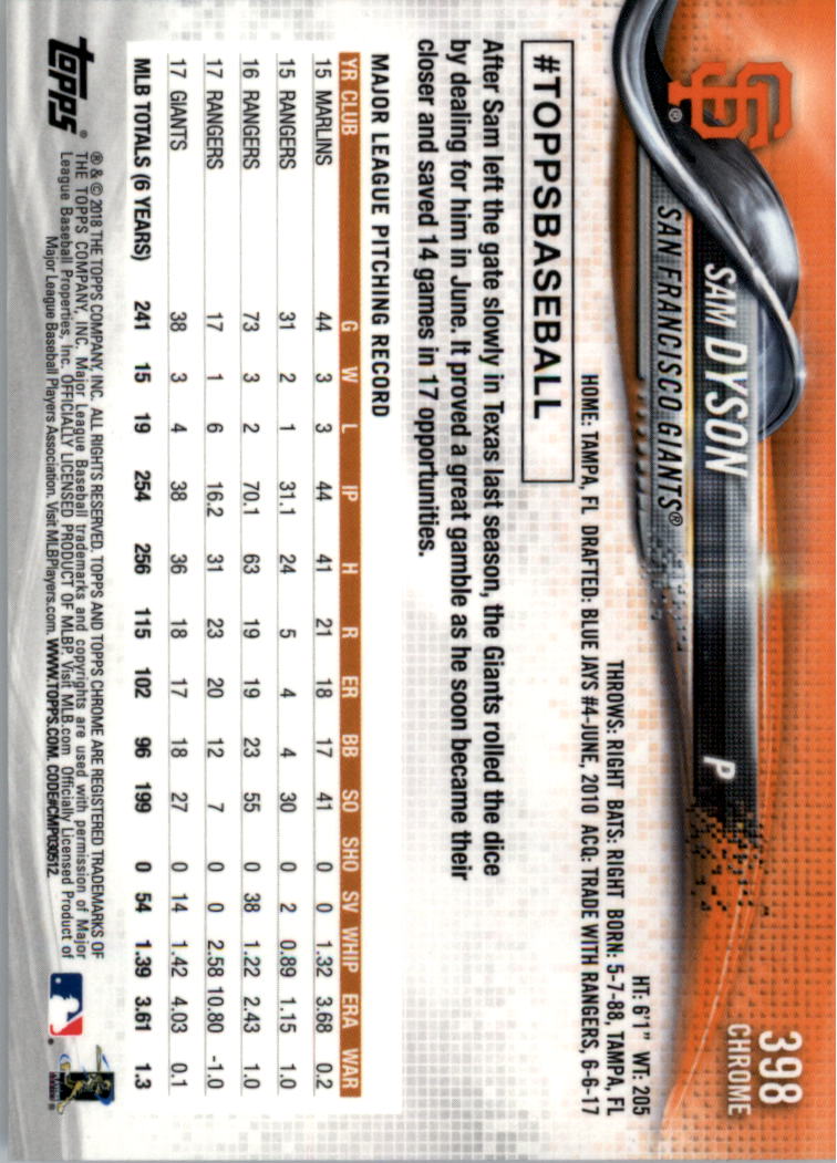 Topps Chrome Sapphire Edition 301-400 2018 tú eliges - Imagen 87 de 87