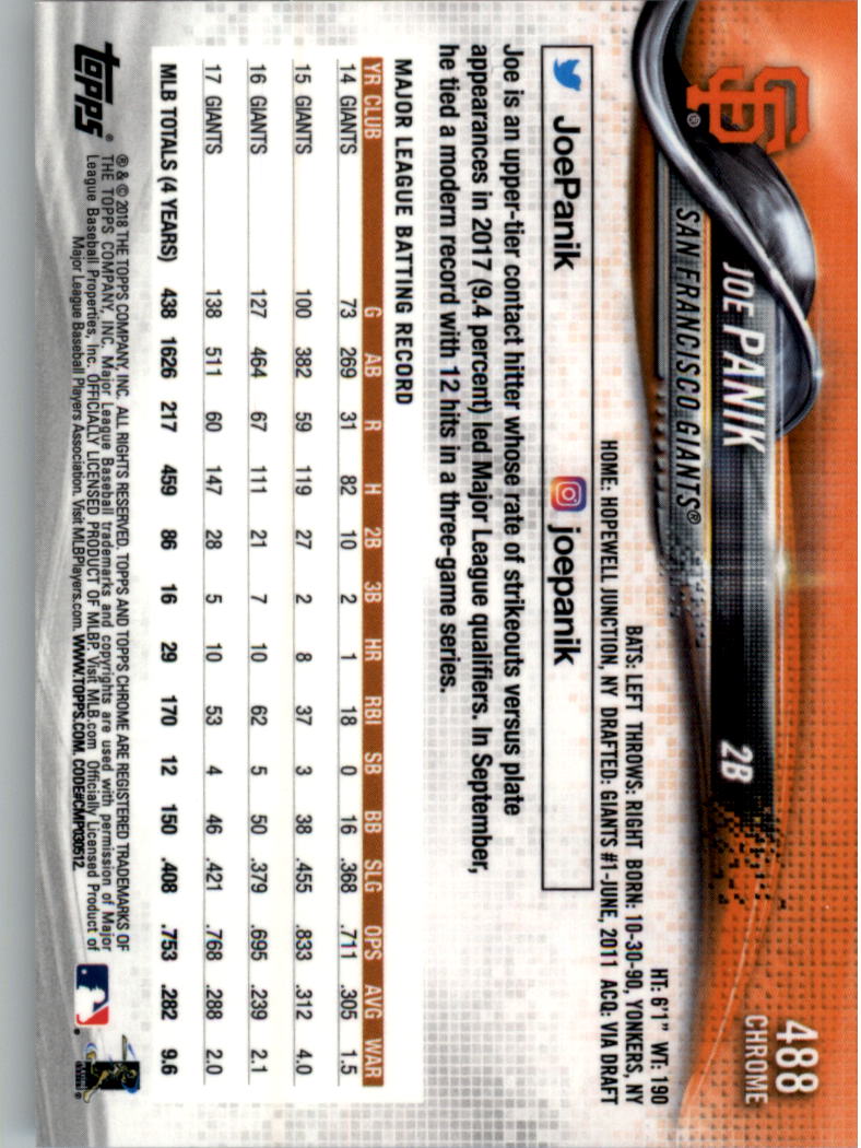 Topps Chrome Sapphire Edition 401-500 2018 a scelta - Foto 75 di 79