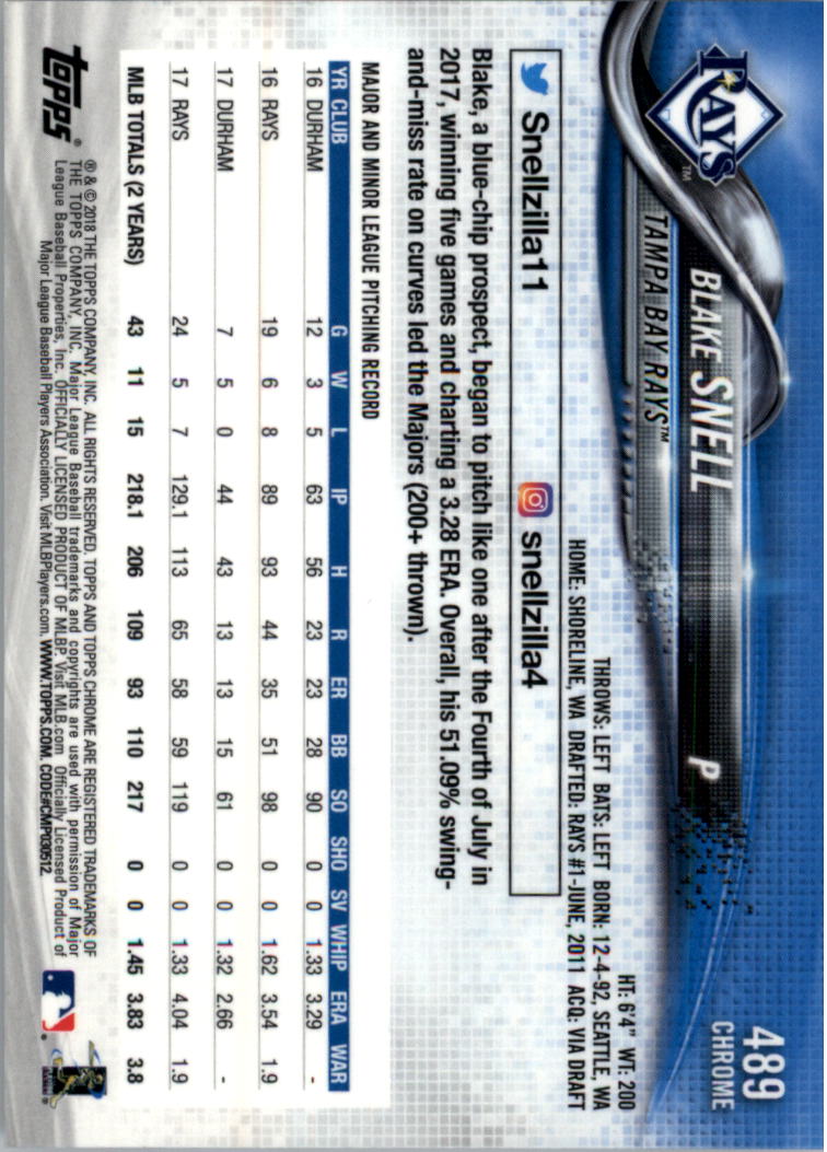 Topps Chrome Sapphire Edition 401-500 2018 a scelta - Foto 77 di 79