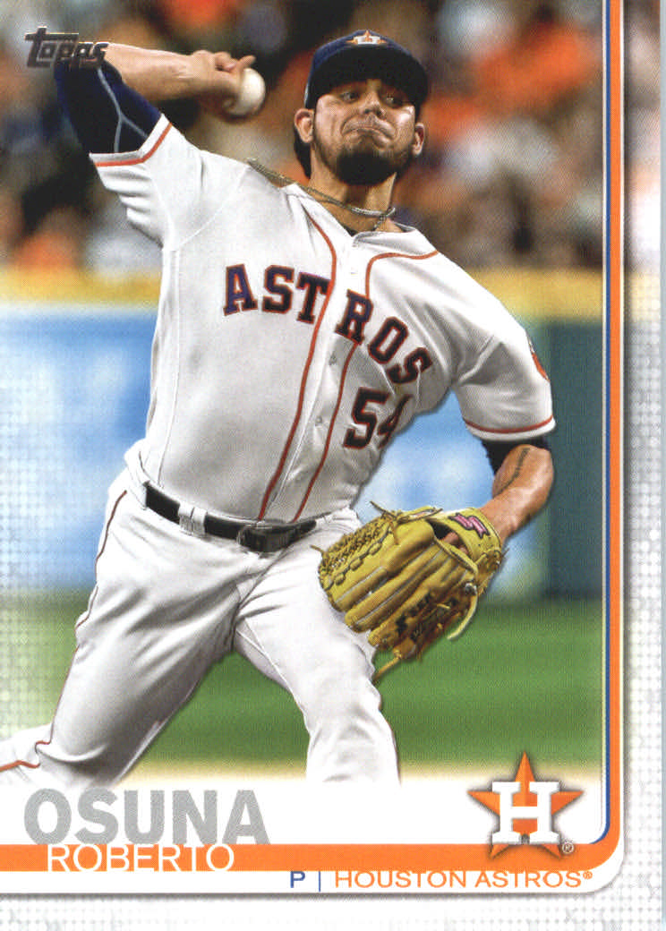 2019 Topps #386 Ryan Pressly Houston Astros Baseball Card