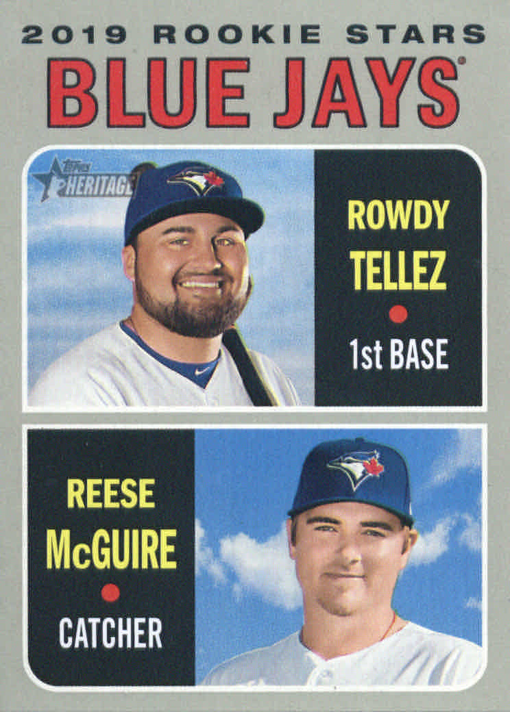 2019 Topps Heritage Baseball Part 1 Main Set Cards #1 to #250 - Picture 107 of 243