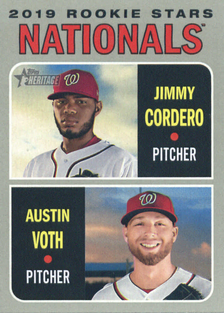 2019 Topps Heritage Baseball Part 1 Main Set Cards #1 to #250 - Picture 151 of 243