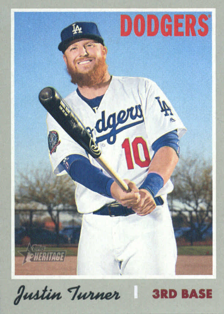  2021 Topps Heritage #156 Justin Turner NM-MT Los