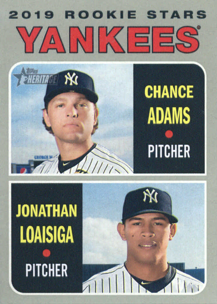 2019 Topps Heritage Baseball Part 1 Main Set Cards #1 to #250 - Picture 185 of 243