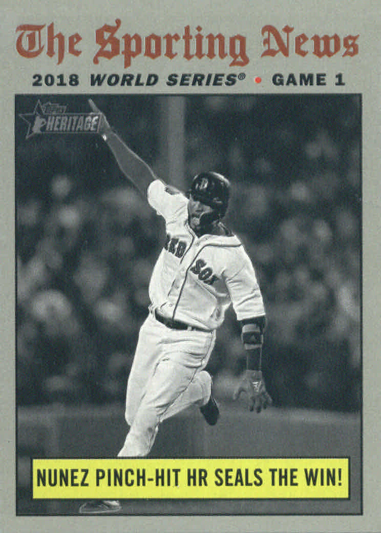 2019 Topps Heritage Baseball Part 2 Main Set Cards #251 to #500 - Picture 55 of 147