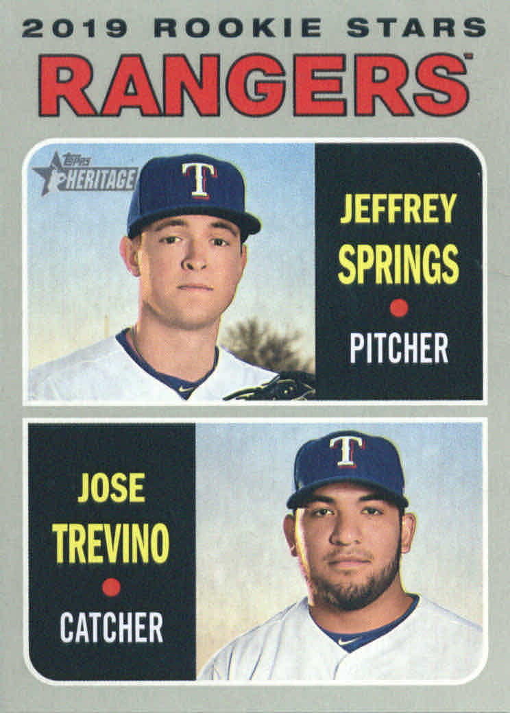 2019 Topps Heritage Baseball Part 2 Main Set Cards #251 to #500 - Picture 67 of 147