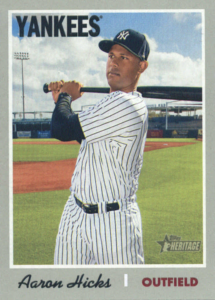 2019 Topps Heritage Baseball Part 2 Main Set Cards #251 to #500 - Picture 120 of 147