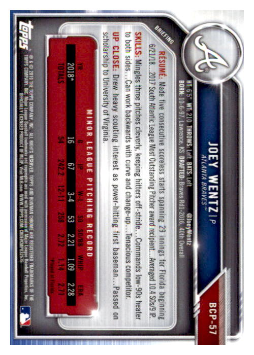 2019 Bowman Chrome Baseball "Prospects" Insert Cards #BCP1 to #BCP250 - Picture 83 of 353