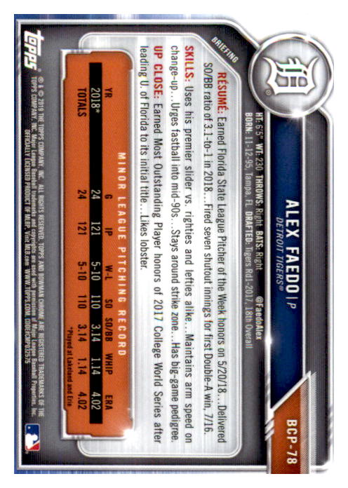 2019 Bowman Chrome Baseball "Prospects" Insert Cards #BCP1 to #BCP250 - Picture 119 of 353