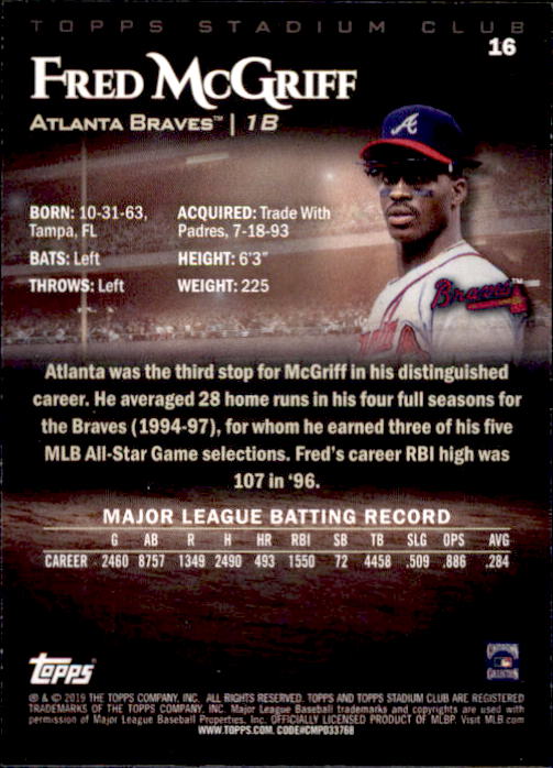 2019 Stadium Club (Topps) Baseball Part 1 Main Set Cards #1 to #150 - Picture 30 of 286