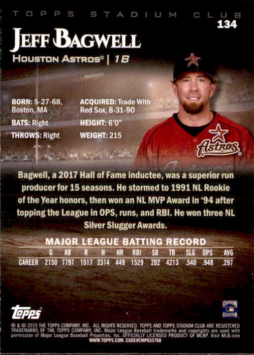 2019 Stadium Club (Topps) Baseball Part 1 Main Set Cards #1 to #150 - Picture 256 of 286
