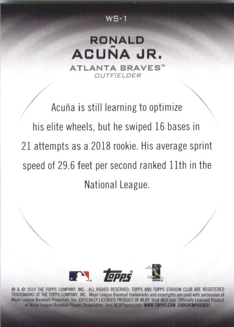 2019 Stadium Club (Topps) Baseball Part 4 Autograph and Insert Cards - Picture 151 of 181