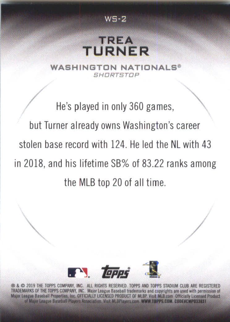 2019 Stadium Club (Topps) Baseball Part 4 Autograph and Insert Cards - Picture 153 of 181