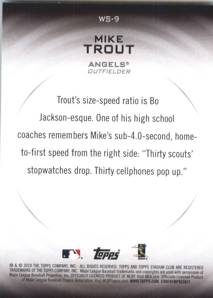 2019 Stadium Club (Topps) Baseball Part 4 Autograph and Insert Cards - Picture 167 of 181