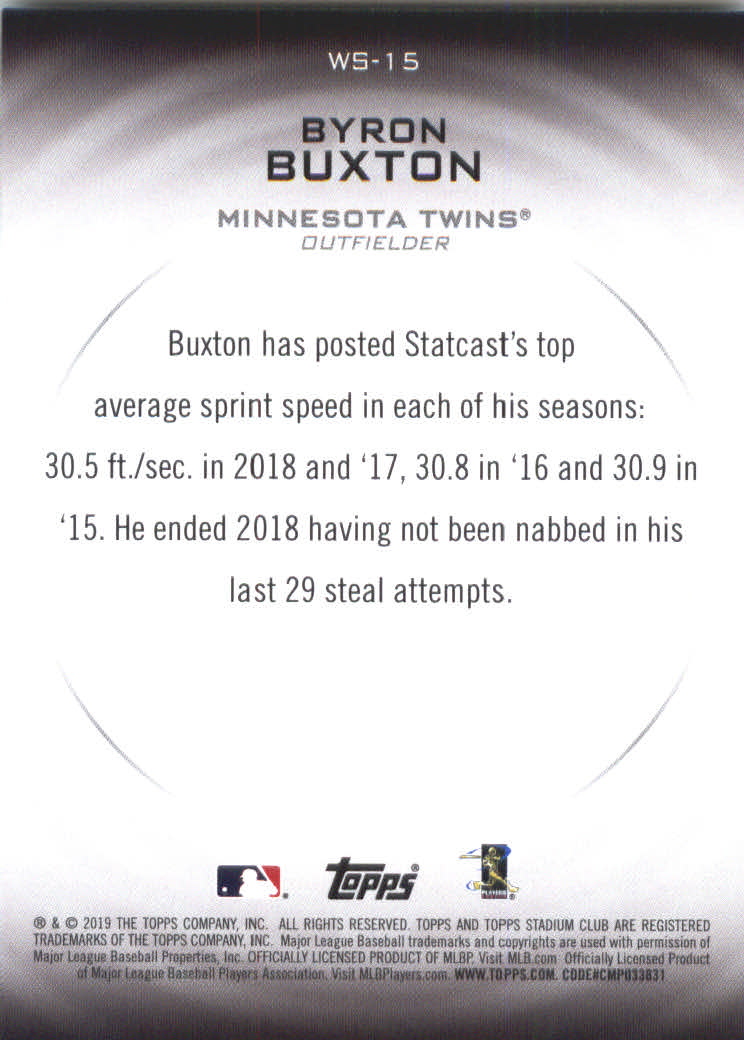 2019 Stadium Club (Topps) Baseball Part 4 Autograph and Insert Cards - Picture 179 of 181
