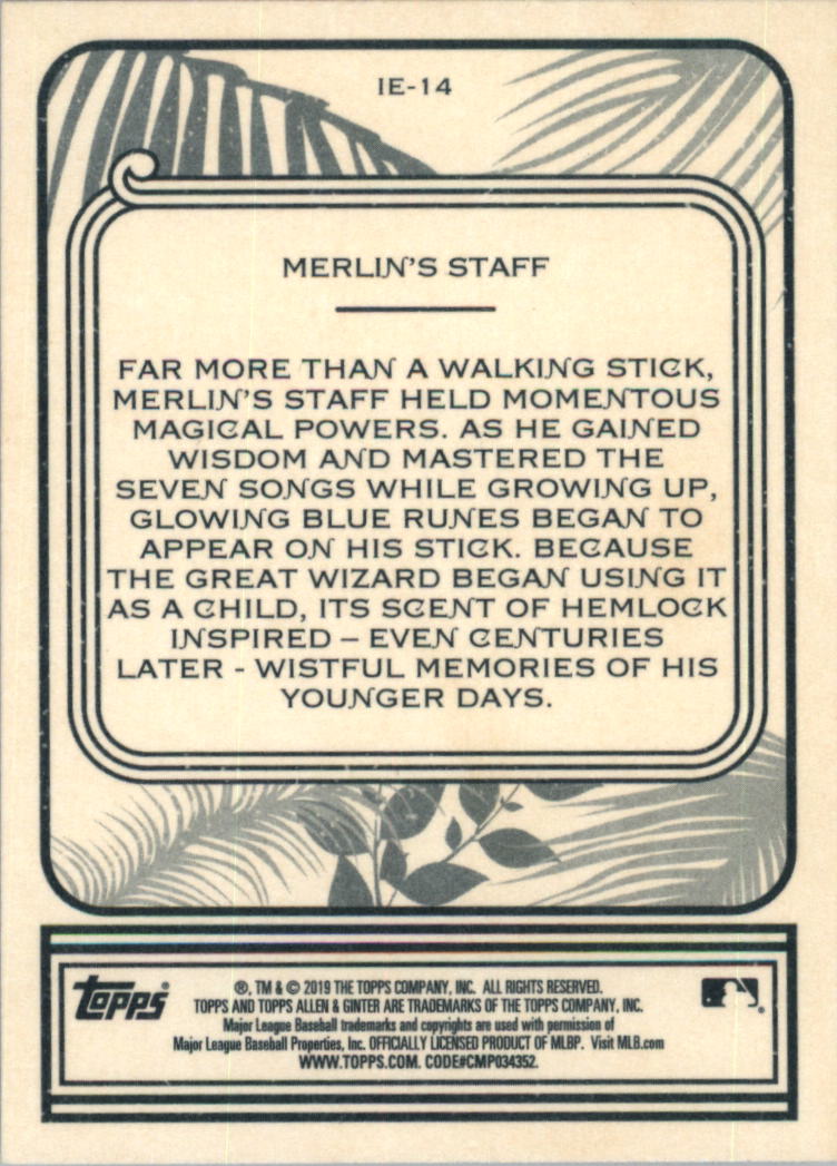 2019 Topps Allen and Ginter Baseball Incredible Equipment Insert and Relic Cards - Picture 13 of 35