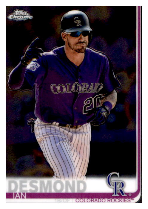 2019 Topps Chrome Baseball Part 1 Main Set Cards #1 to #204 - Picture 215 of 377