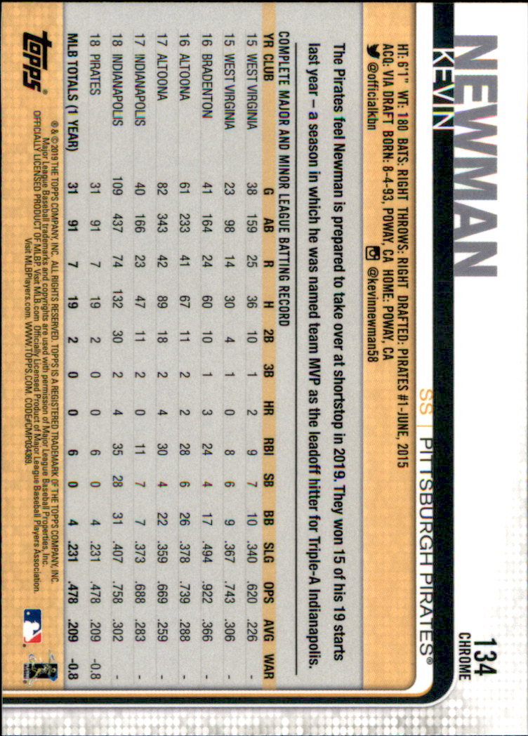 2019 Topps Chrome Baseball Part 1 Main Set Cards #1 to #204 - Picture 256 of 377
