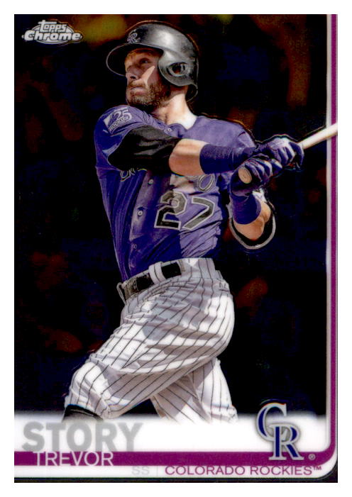 2019 Topps Chrome Baseball Part 1 Main Set Cards #1 to #204 - Picture 334 of 377