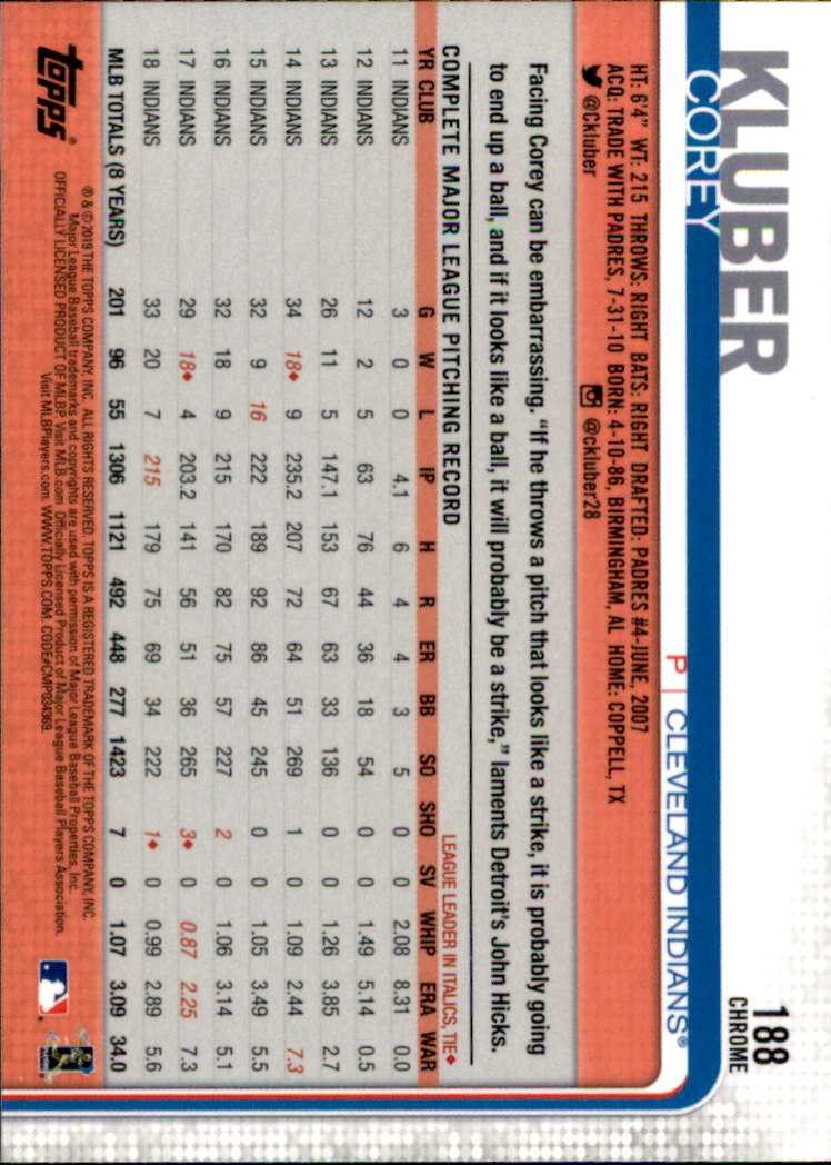 2019 Topps Chrome Baseball Part 1 Main Set Cards #1 to #204 - Picture 345 of 377