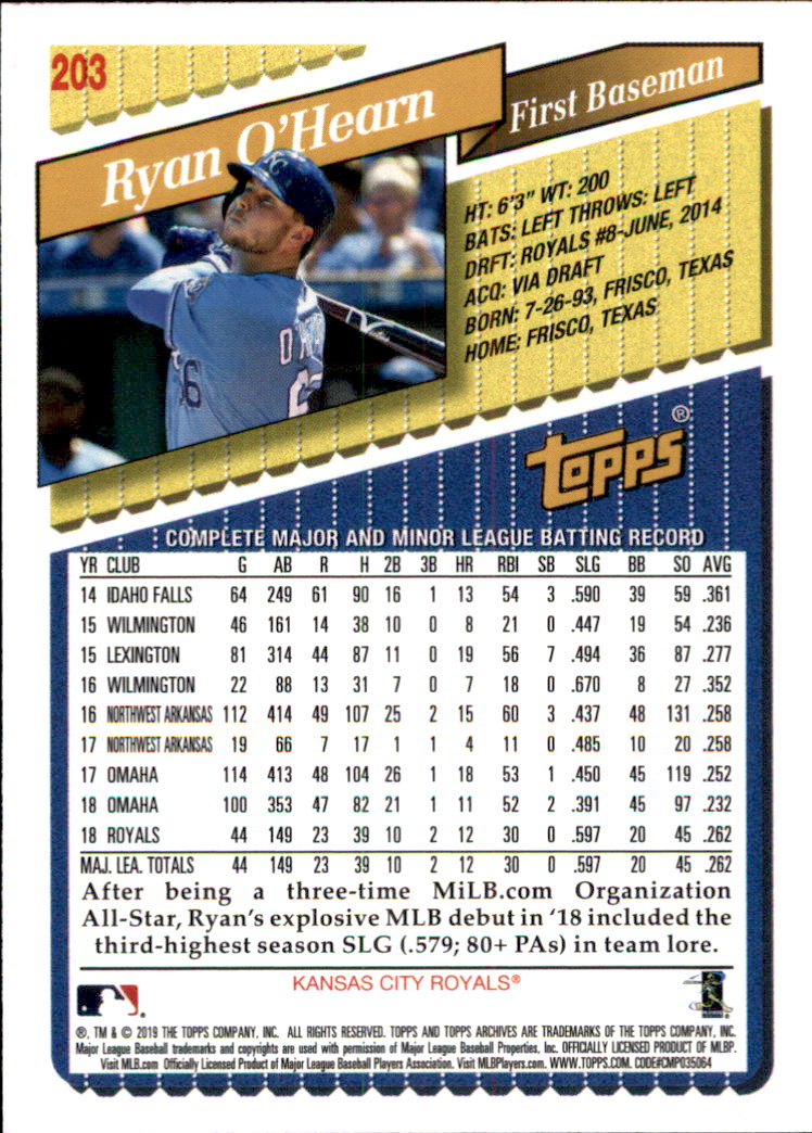 2019 Topps Archives Baseball Part 2 Main Set Cards #201 to #330 - Picture 7 of 225