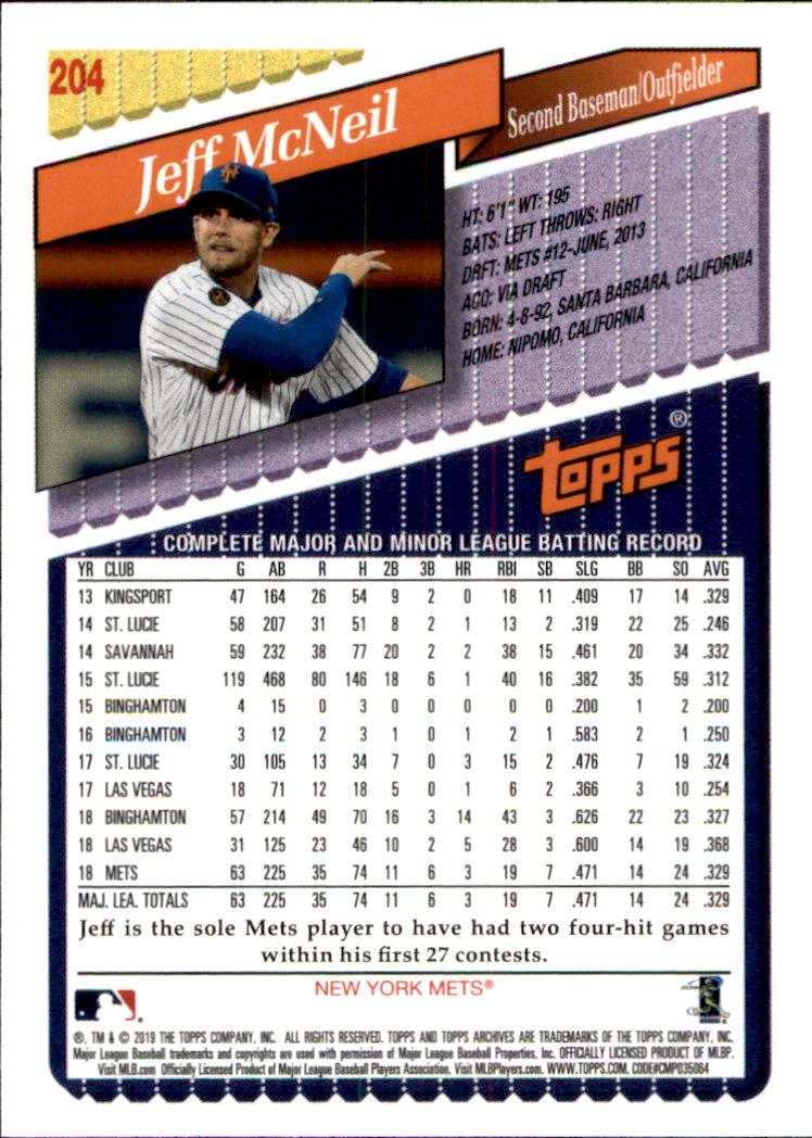 2019 Topps Archives Baseball Part 2 Main Set Cards #201 to #330 - Picture 9 of 225