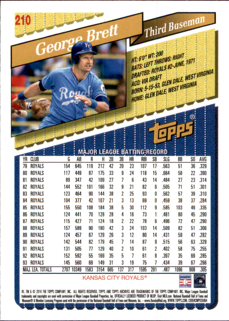 2019 Topps Archives Baseball Part 2 Main Set Cards #201 to #330 - Picture 21 of 225