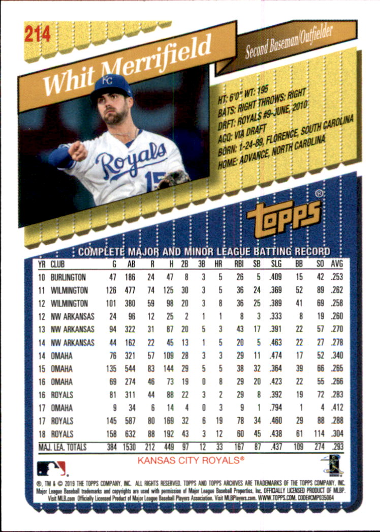 2019 Topps Archives Baseball Part 2 Main Set Cards #201 to #330 - Picture 29 of 225