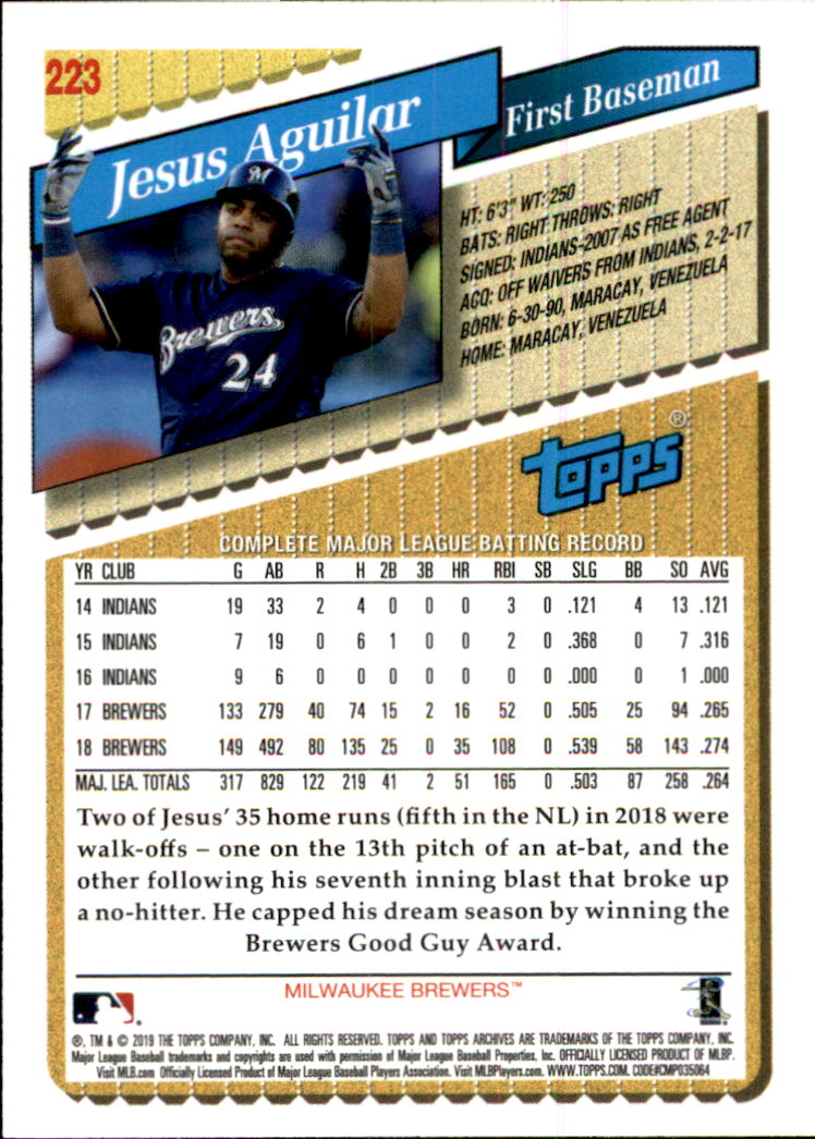 2019 Topps Archives Baseball Part 2 Main Set Cards #201 to #330 - Picture 47 of 225