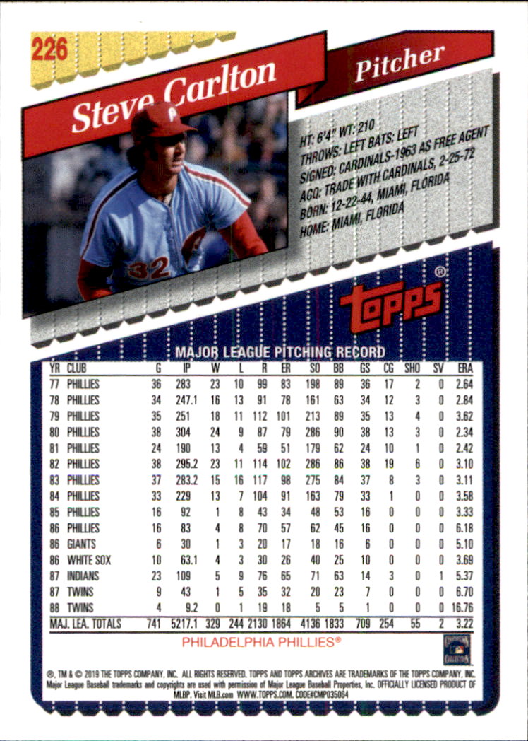 2019 Topps Archives Baseball Part 2 Main Set Cards #201 to #330 - Picture 53 of 225