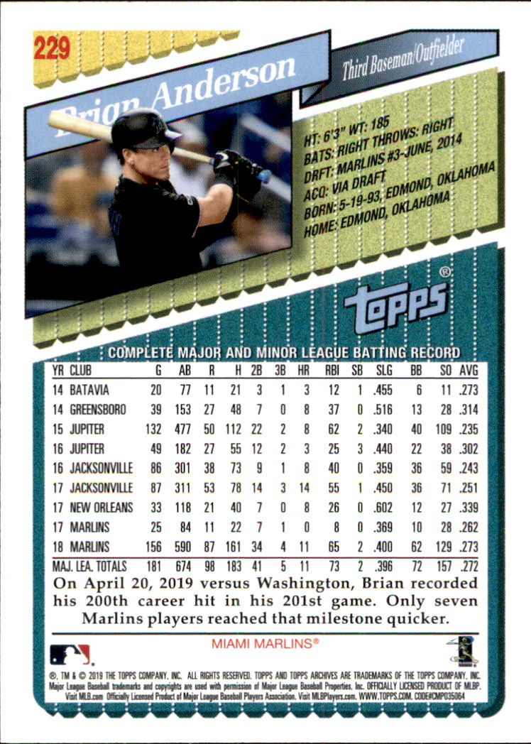 2019 Topps Archives Baseball Part 2 Main Set Cards #201 to #330 - Picture 57 of 225
