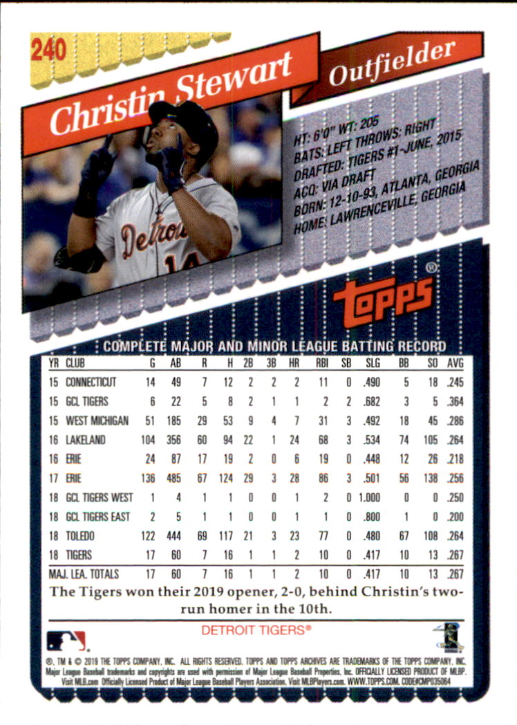 2019 Topps Archives Baseball Part 2 Main Set Cards #201 to #330 - Picture 79 of 225