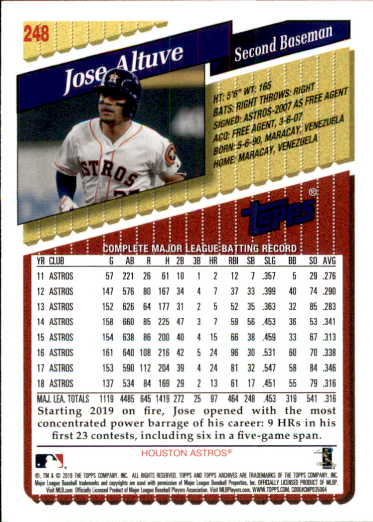 2019 Topps Archives Baseball Part 2 Main Set Cards #201 to #330 - Picture 95 of 225