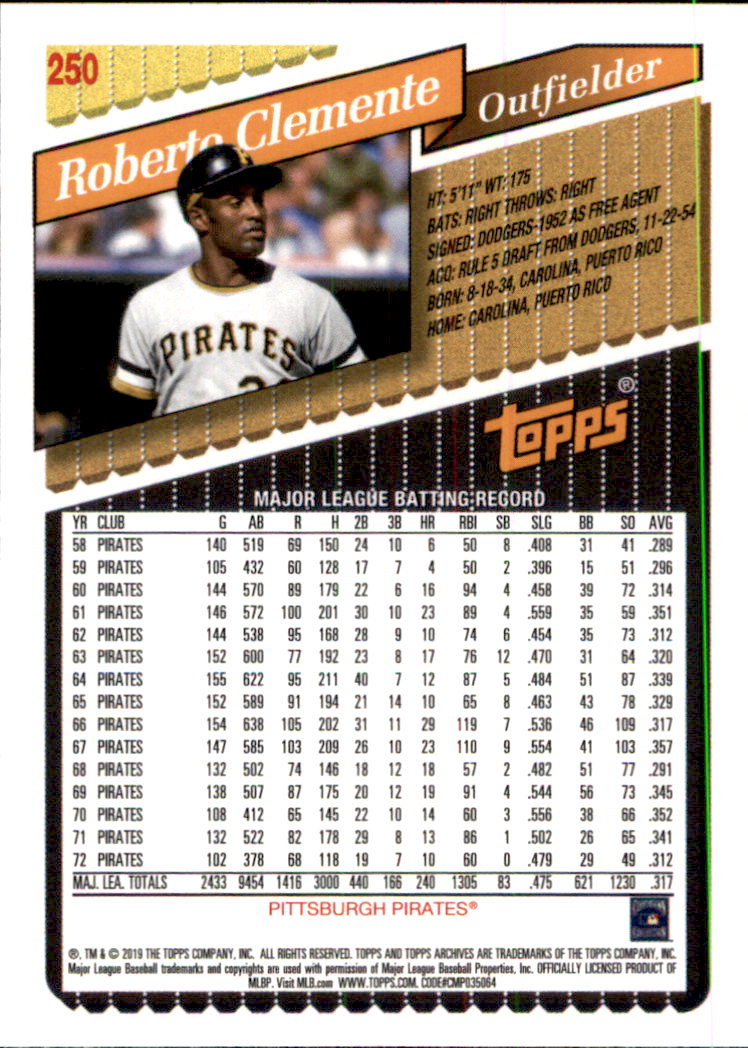 2019 Topps Archives Baseball Part 2 Main Set Cards #201 to #330 - Picture 99 of 225