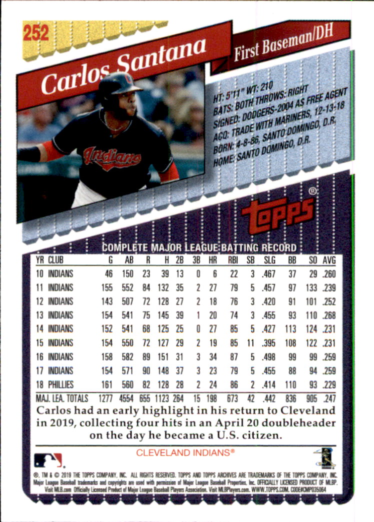 2019 Topps Archives Baseball Part 2 Main Set Cards #201 to #330 - Picture 103 of 225