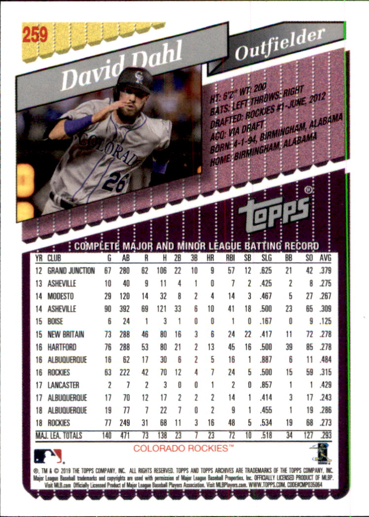 2019 Topps Archives Baseball Part 2 Main Set Cards #201 to #330 - Picture 117 of 225