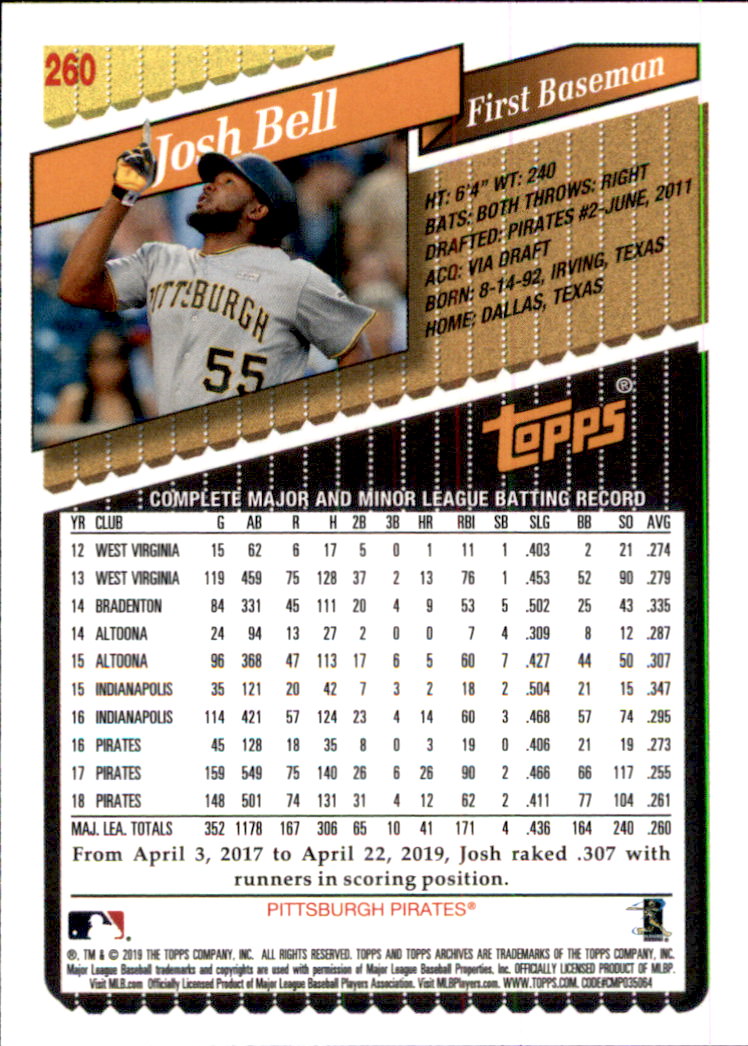 2019 Topps Archives Baseball Part 2 Main Set Cards #201 to #330 - Picture 119 of 225