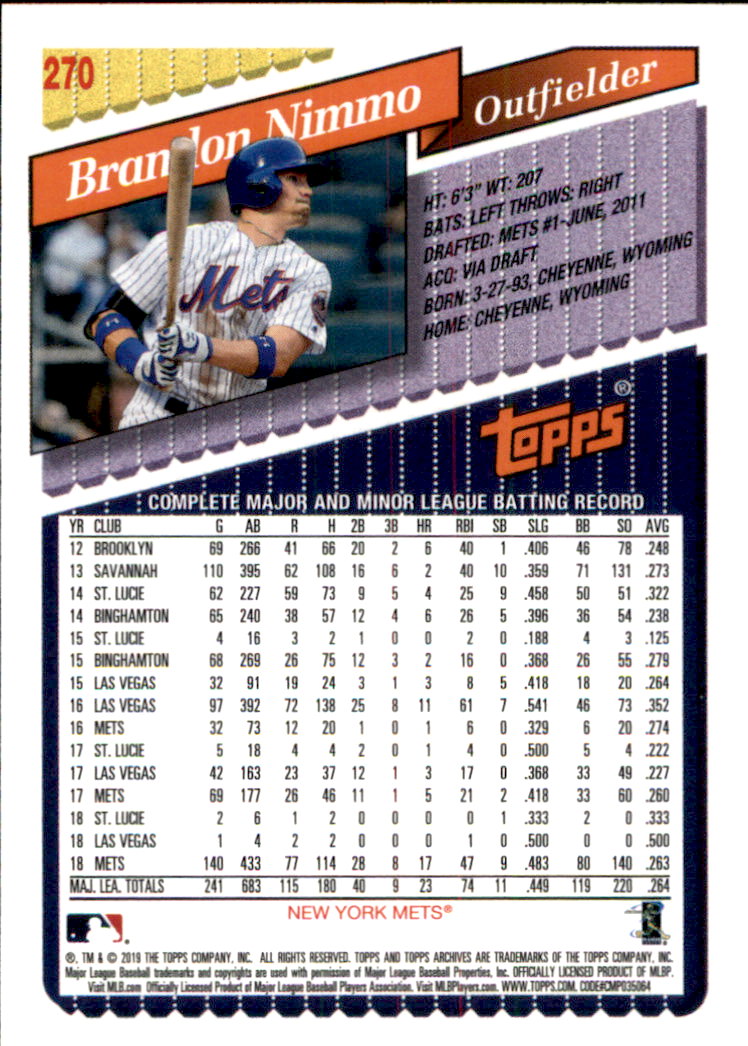 2019 Topps Archives Baseball Part 2 Main Set Cards #201 to #330 - Picture 139 of 225