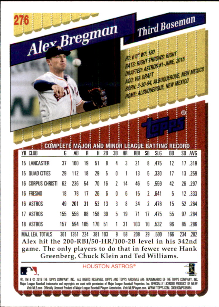 2019 Topps Archives Baseball Part 2 Main Set Cards #201 to #330 - Picture 145 of 225