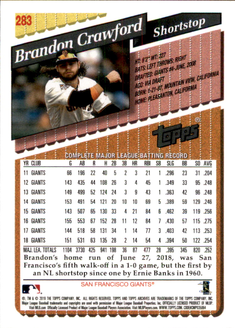 2019 Topps Archives Baseball Part 2 Main Set Cards #201 to #330 - Picture 159 of 225