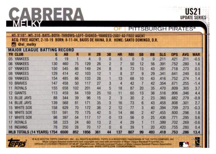 2019 Topps Update Baseball Part 1 Main Set Cards #US1 to #US150 - Picture 39 of 289