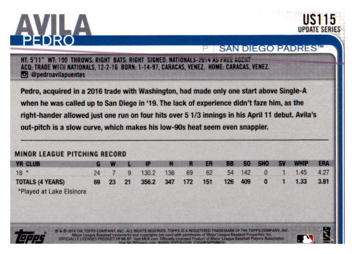 2019 Topps Update Baseball Part 1 Main Set Cards #US1 to #US150 - Picture 219 of 289