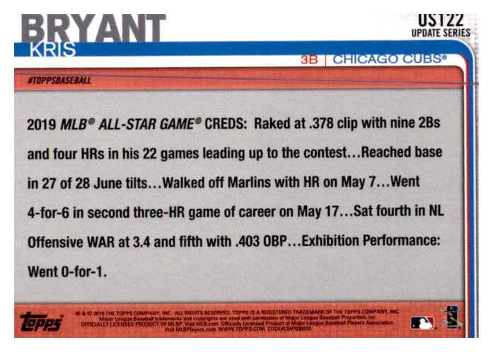 2019 Topps Update Baseball Part 1 Main Set Cards #US1 to #US150 - Picture 233 of 289