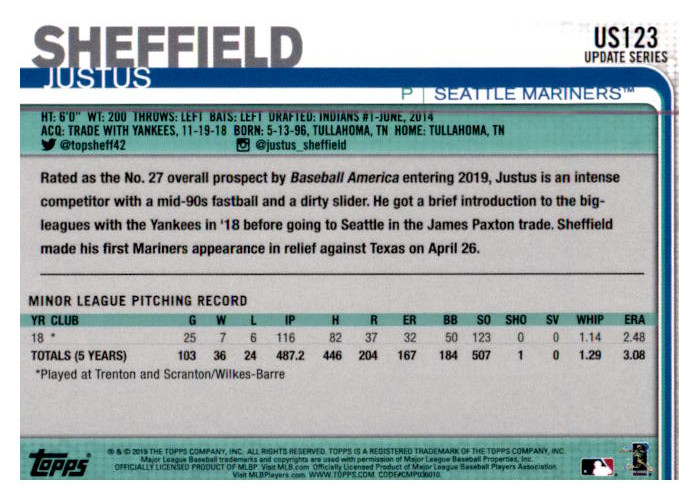 2019 Topps Update Baseball Part 1 Main Set Cards #US1 to #US150 - Picture 235 of 289