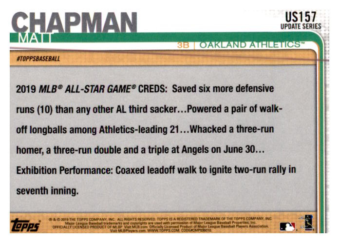 2019 Topps Update Baseball Part 2 Main Set Cards #US151 to #US300 - Picture 15 of 289