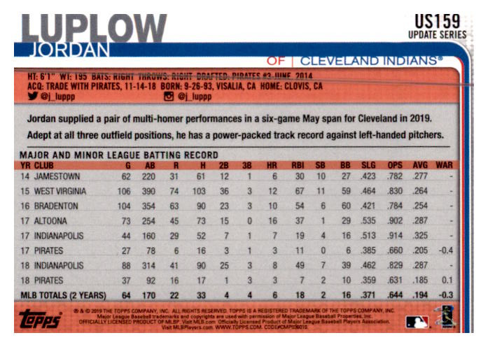 2019 Topps Update Baseball Part 2 Main Set Cards #US151 to #US300 - Picture 19 of 289