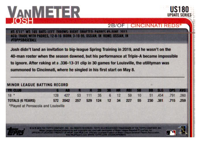 2019 Topps Update Baseball Part 2 Main Set Cards #US151 to #US300 - Picture 61 of 289