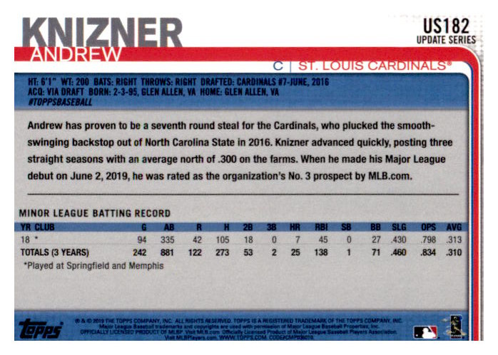 2019 Topps Update Baseball Part 2 Main Set Cards #US151 to #US300 - Picture 65 of 289