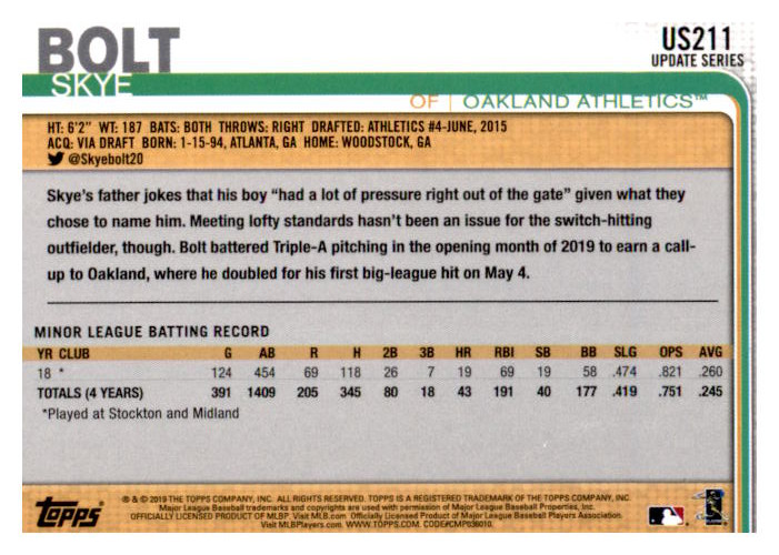 2019 Topps Update Baseball Part 2 Main Set Cards #US151 to #US300 - Picture 123 of 289