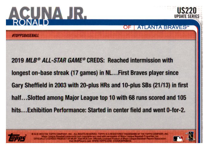 2019 Topps Update Baseball Part 2 Main Set Cards #US151 to #US300 - Picture 141 of 289